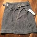 Urban Outfitters Skirts | Blue Grey Corduroy Mini Skirt Urban Outfitters Nwt | Color: Blue/Gray | Size: S