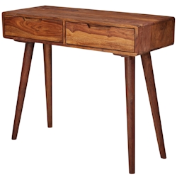 FineBuy Konsolentisch FB51402 90cm Anrichte Schreibtisch Schminktisch Massivholz Image