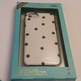 Kate Spade Accessories | Kate Spade Black Dot Iphone 8 Case | Color: Black/White | Size: Os