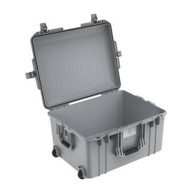 Pelican 1607AirNF Wheeled Hard Case with Liner, No Insert (Silver) 016070-0011-180