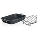 Eternal 16 in. Non-Stick Carbon Steel Roasting Rack Carbon Steel in Black/Gray | 2.6 H x 12 D in | Wayfair PG93841-BLACK-ETERNAL