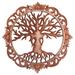 Astoria Grand Tree Roots Wood Wall Décor in Brown | 19.75 H x 19.75 W x 0.8 D in | Wayfair 0EC7461555B64DBEBDC4DA51FA47BDC1