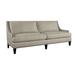 Lillian August Royce 87" Linen Recessed Arm Sofa w/ Reversible Cushions Linen in Brown | 37 H x 87 W x 37 D in | Wayfair LA7112S_Riviera Taupe