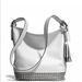 Coach Bags | Coach Studded Leather Duffle F26413 | Color: White | Size: 9 3/3”W X 5 1/2”D X 13”H