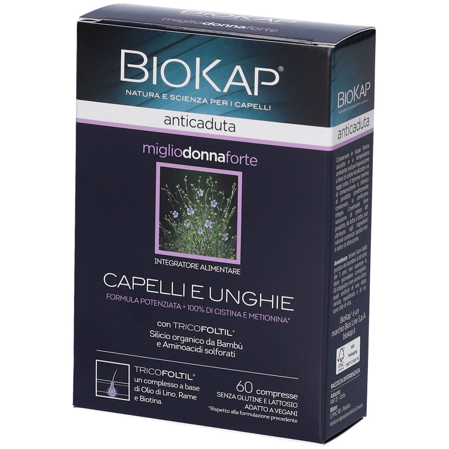 BioKap® Anticaduta Miglio Donna Forte 1 pz Compresse