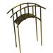 Everly Quinn Aragorn Garden Miniature Bridge Metal in Black | 2.5 H x 4 W x 1.25 D in | Wayfair 80066A5F970B4268A8520C0EE59DDBE2