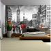 GK Wall Design Monochrome Landscape Wall Mural Vinyl in Gray/Black | 112" W x 75" L | Wayfair GKWP000225W112H75_V