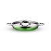 Bon Chef Stainless Steel Saute Pan w/ Lid Enameled Cast Iron/Cast Iron in Green | 2.25 H x 11 D in | Wayfair 71305-CF2-L