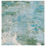 Green 79 x 0.3 in Area Rug - Etta Avenue™ Etta Abstract Light Blue/Area Rug | 79 W x 0.3 D in | Wayfair 328D2A35419241AAA2FFF3D3F1B48222