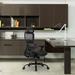 Inbox Zero Home Office Ergonomic Task Chair Upholstered, Steel in Black/Gray | 46 H x 19.6 W x 18 D in | Wayfair 5D02B5DDBDFE40D295D8D48E3F75D206