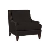 Armchair - Lillian August Royce 35" Wide Linen Armchair Fabric in Brown | 37 H x 35 W x 37 D in | Wayfair LA7112C_DRAKE CHARCOAL