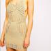 Free People Dresses | Free People Flook Crochet Mini Dress | Color: Cream/Tan | Size: S