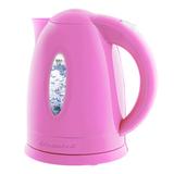 OVENTE 1.7 qt. Plastic Electric Tea Kettle Plastic in Pink | 9.4 H x 6.7 W x 8.5 D in | Wayfair KP72P