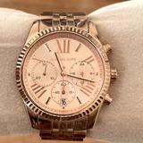 Michael Kors Accessories | Michael Kors Rose Gold Watch | Color: Gold/Pink | Size: Os