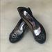 Michael Kors Shoes | Black Leather Michael Kors Pumps | Color: Black/Silver | Size: 8