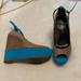 Jessica Simpson Shoes | Color Block Jessica Simpson Platform Wedge | Color: Blue/Gray | Size: 8.5