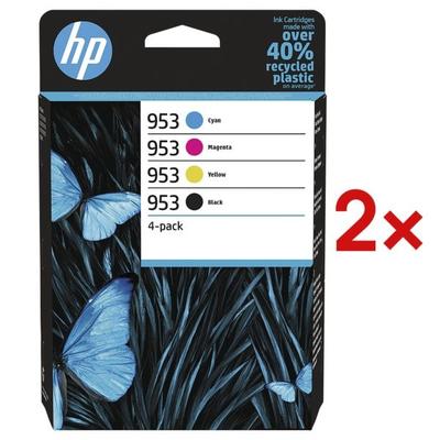 HP 2x 4er-Set Tintenpatronen »6ZC69AE« HP 953 CMYK Image