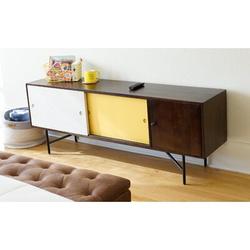Hokku Designs Barabo Solid Wood TV Stand for TVs up to 70" Wood in Brown | 25.5 H in | Wayfair 900CB2FF59B3406EB4634DF5BE120590