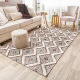 Brown 72 x 1 in Area Rug - Union Rustic Cairo Geometric Handmade Tufted Cotton/Wool Tan/Chocolate Area Rug Cotton/Wool | 72 W x 1 D in | Wayfair