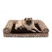 Southwest Kilim Orthopedic Sofa Pet Bed, 30" L X 20" W X 6.25" H, Desert Brown, Medium