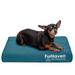 Deep Lagoon Indoor/Outdoor Deluxe Full Support Pet Bed, 20" L X 15" W X 3" H, Small, Blue