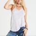 American Eagle Outfitters Tops | American Eagle Cut Out Mock Neck Top | Color: Purple | Size: Xs