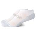 'New Balance Men's Cushioned Low Cut Socks with Ice Cooling Technology (2 Pack), White, Size Shoe Size: 6-12.5'