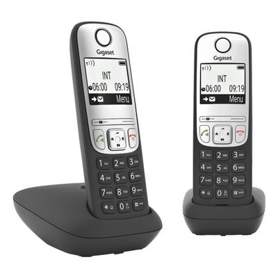 Gigaset Schnurloses Telefon »Gigaset A690 Duo« schwarz schwarz