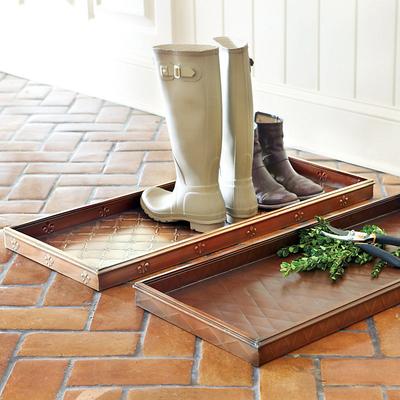 Boot Tray - Fleur De Lis Oil Rubbed Bronze - Ballard Designs