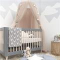 Kids Dome Mosquito Net Bed Canopy Round Lace Dome Princess Play Tent Bedding for Baby Kids Children's Room 240cm