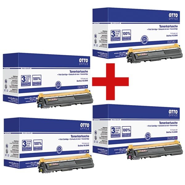 OTTO Office Toner-Set ersetzt Brother »TN-230BK/C/M/Y« schwarz Image