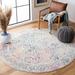 Blue 0.39 in Indoor Area Rug - Bungalow Rose Sanasar Southwestern Power Loom Ivory/Dark Indoor Rug | 0.39 D in | Wayfair