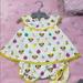 Disney Matching Sets | *Nwt* Disney Minnie Mouse Outfit | Color: White/Yellow | Size: 6-9mb