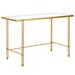 Inez Brass Finish Desk - Hudson & Canal OF0636