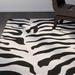 Black/White 90 x 0.63 in Area Rug - Mercer41 Christoper Animal Print Handmade Tufted Beige/Black Area Rug Viscose/Wool | 90 W x 0.63 D in | Wayfair