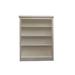 Lark Manor™ Breithaup 36" W Solid Wood Standard Bookcase Wood in Gray/White | 48 H x 36 W x 13 D in | Wayfair 4A77F66F3DFF455FB50BBF375850B761
