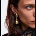 Zara Jewelry | 2/$35 Zara Gold Circular Clip On Earrings | Color: Gold | Size: Os