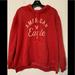 American Eagle Outfitters Tops | American Eagle Sweatshirt | Color: Red | Size: L