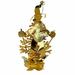 Disney Holiday | Danbury Mint Gold Ornament Goofy Ski Disney Figure | Color: Gold | Size: Os