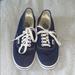 Vans Shoes | Authentic Navy Blue Vans | Color: Blue/White | Size: 8