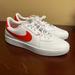 Nike Shoes | Nike Court Blanc White Track Women's Sneakers | Color: Red/White | Size: Various