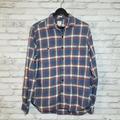 J. Crew Shirts | J. Crew Plaid Tailored Fit Flannel Shirtings | Color: Blue/Gray | Size: M