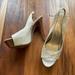Jessica Simpson Shoes | Jessica Simpson Astor Snake Platform Heels Size 7 | Color: Brown/Cream | Size: 7
