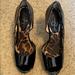 Jessica Simpson Shoes | Jessica Simpson Black Patent Leather Open Toe Heel | Color: Black | Size: 8.5
