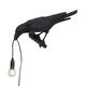 ECOSWAY Nordic Resin USB Birds Table Lamps Bedroom Resin Crow Desk Lamp Bedside Light Home Decor Desk Light Wall Sconce Lamp Fixtures