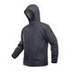 MAGCOMSEN Cycling Waterproof Jacket Mens Full Zip Jackets Hooded Coats Casual Jacket Fishing Clothes Working Coats Running Jackets Reusable Rain Jacket Men Windbreaker Coat, Grey