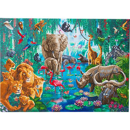 Crystal Art Dschungel-Sammlung, 90 x 65 cm Kristallkunst