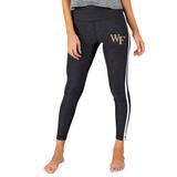 Women's Concepts Sport Charcoal/White Wake Forest Demon Deacons Centerline Knit Leggings