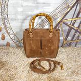 Gucci Bags | Gucci Rare Vintage Bamboo Handle Bag | Color: Brown/Gold | Size: Os