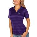 Women's Antigua Purple Colorado Rockies Compass Polo